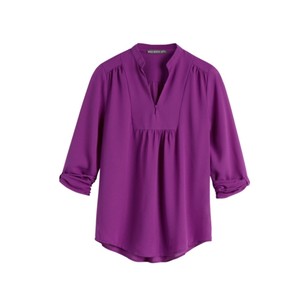 Brixon Ivy Sylvester Split Neck Top